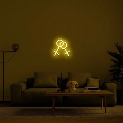 'Woman & Woman' LED Neon Sign - neonaffair