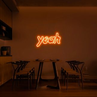 'Yeah' LED Neon Sign - neonaffair