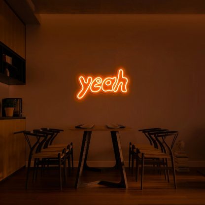 'Yeah' LED Neon Sign - neonaffair