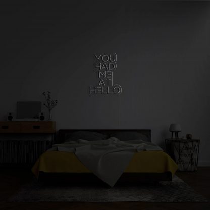 'You Had Me At Hello' Neon Sign - neonaffair