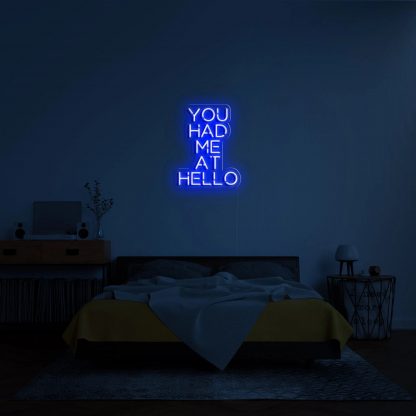 'You Had Me At Hello' Neon Sign - neonaffair