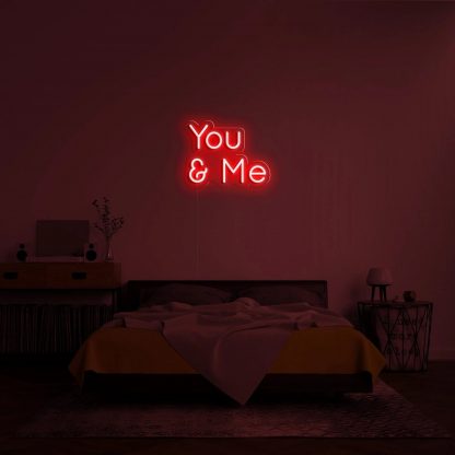 'You _ Me' Neon Sign - neonaffair