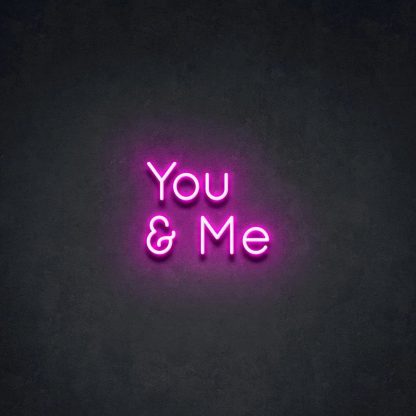 'You _ Me' Neon Sign - neonaffair