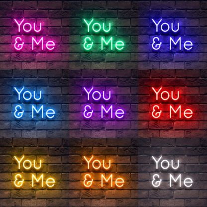 'You _ Me' Neon Sign - neonaffair