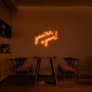 'You're a gem' LED Neon Sign - neonaffair